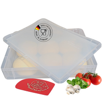 1_Pizzaballenbox mit Deckel Pizza Box Gärbox Teigwanne